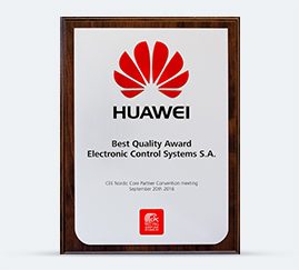 HUAWEI Best Quality Award 2016