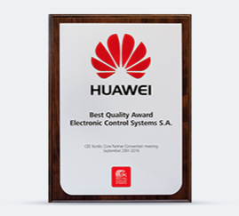 HUAWEI Best Quality Award 2016